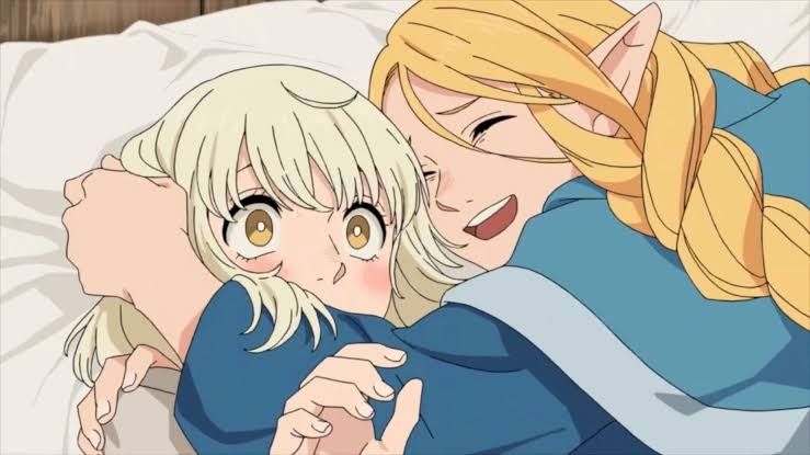 Yuri, farcille, Marcille and Falun as childhood friends before coming girlfriends 