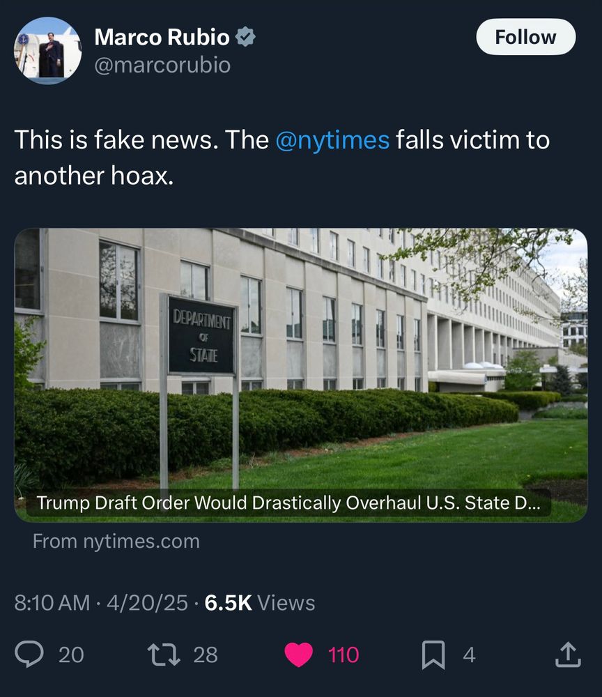 Rubio tweet about Africa 
