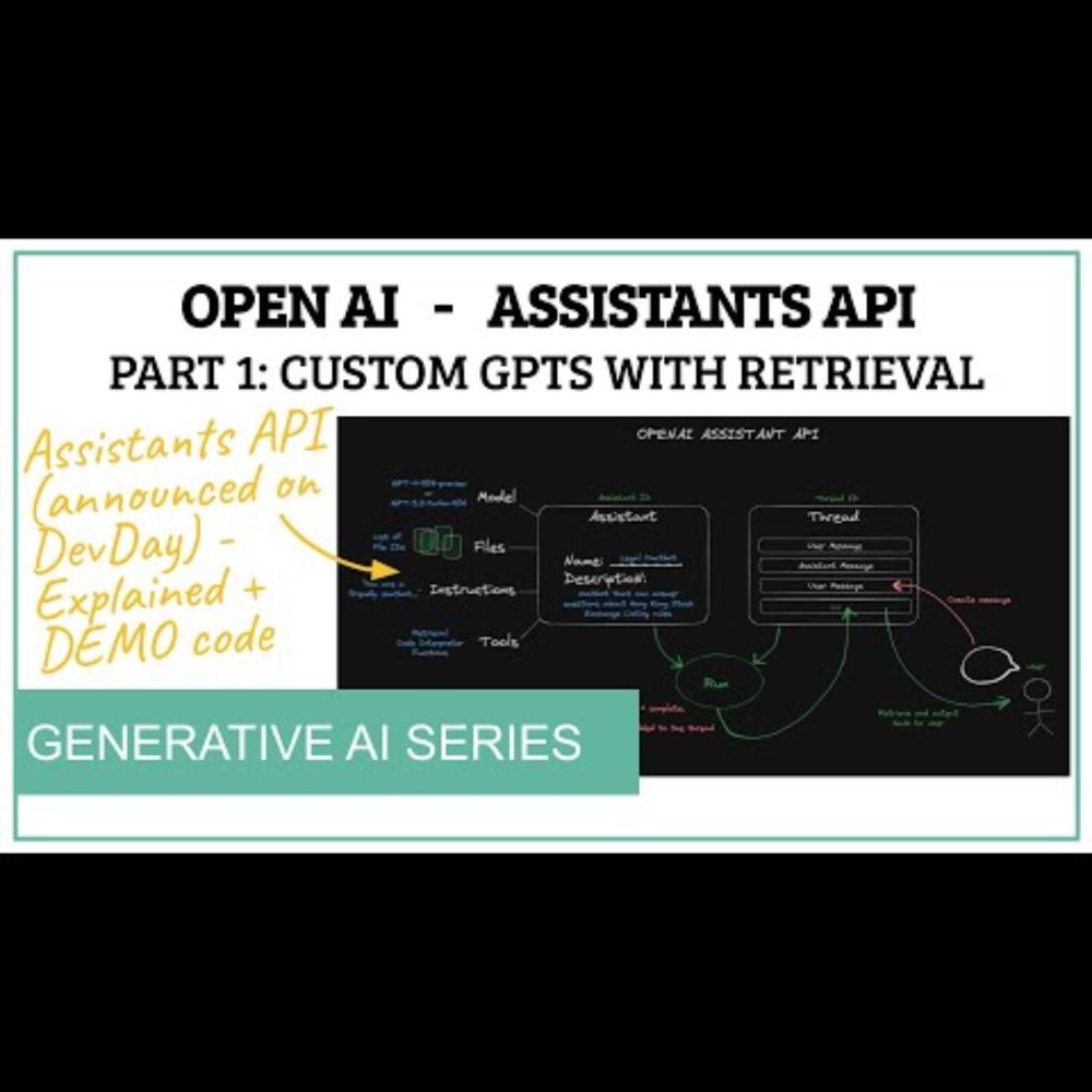 OpenAI Assistants API - Part 1:  information retrieval functionality with working code