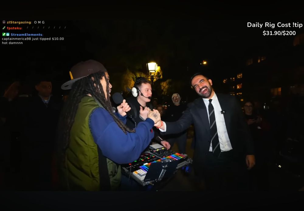 NYC Mayoral candidate Zohran Mamdani crashes Ari@Home’s livestream.