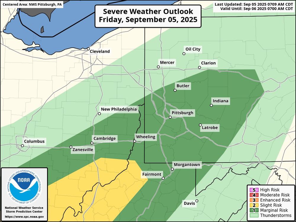 Thunderstorm outlook tonight
