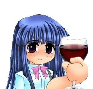 furude rika oferecendo vinho quieres