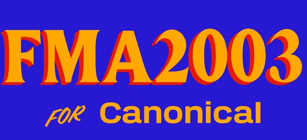 FMA 2003 for canonical