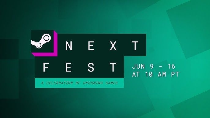 The Steam Nextfest hero graphics 