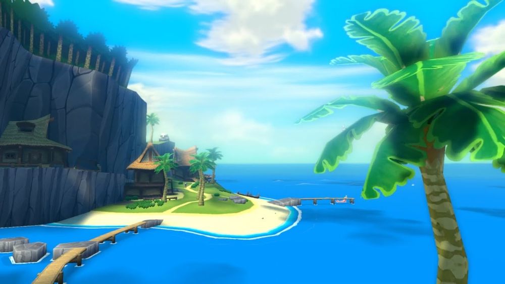 Outset island from Zelda Windwaker 