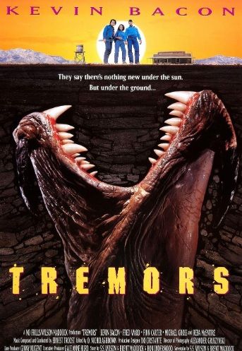 Movie poster from Tremors - 1990.