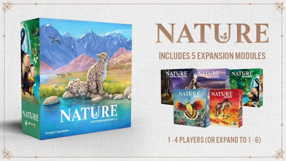 Nature: a redesign of the award-winning Evolution board game