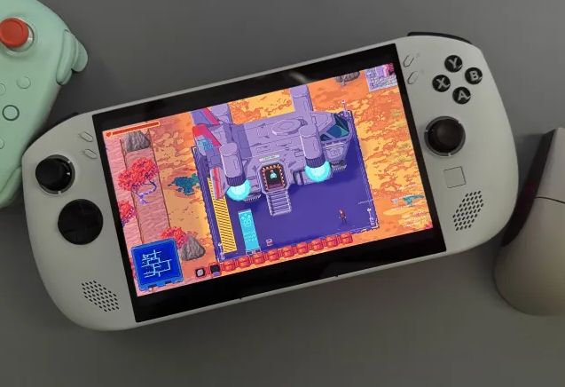 Pixel Art Space Adventure Life Sim running on a Legion Go