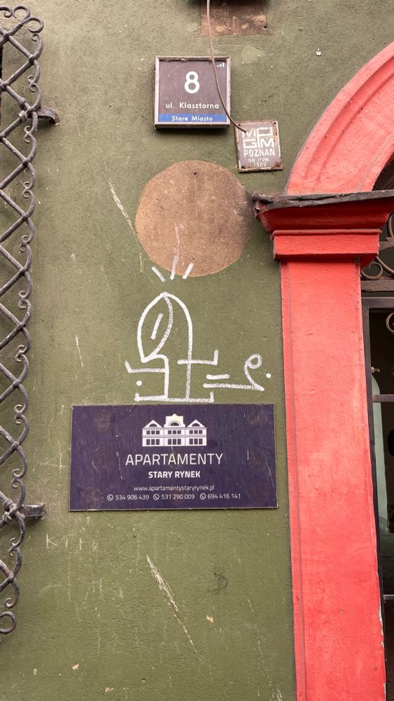 Pan Peryskop on a sign 
