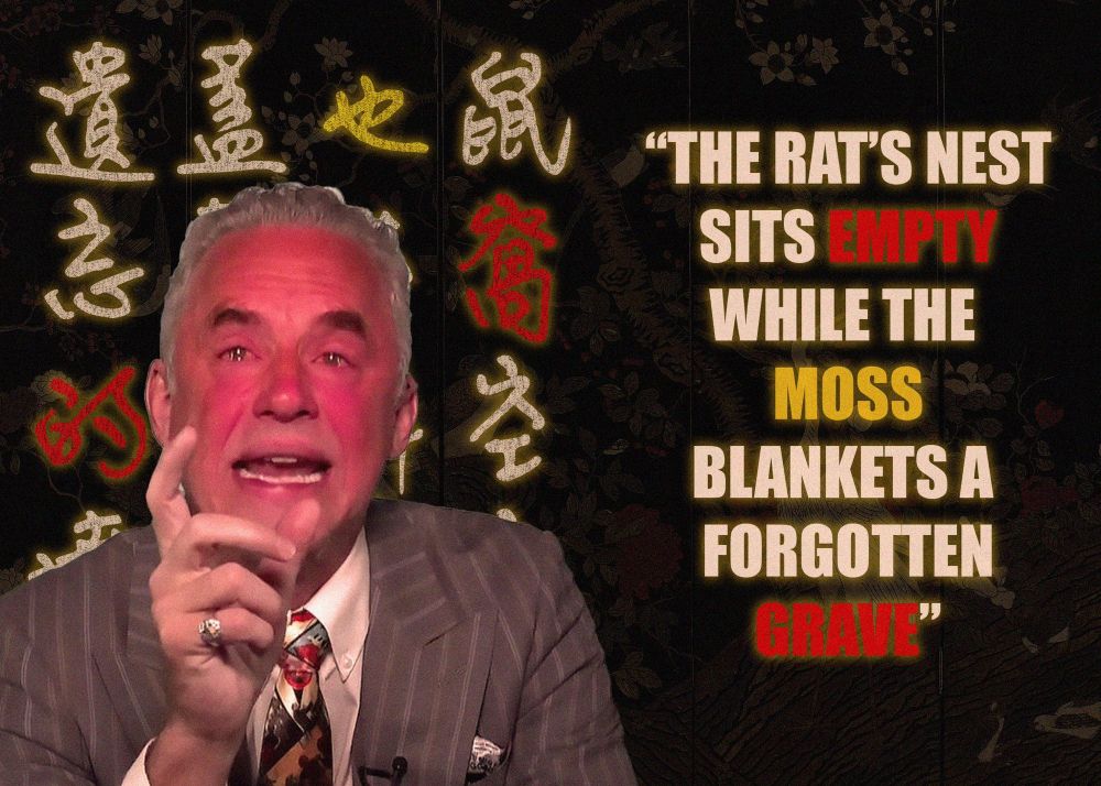 the rats nest sits empty while the moss blankets a forgotten grave