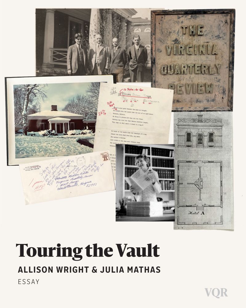 Touring the Vault, essay by Allison Wright & Julia Mathas