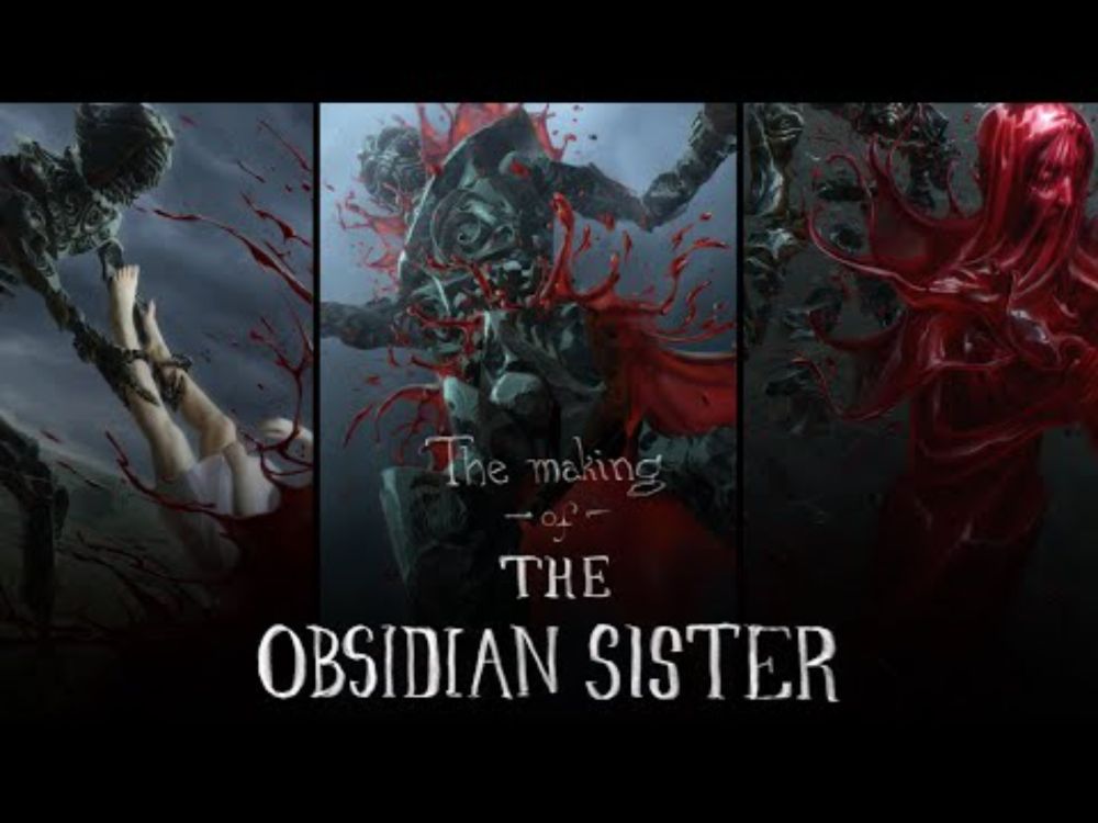 The Obsidian Sister - Speed Paint