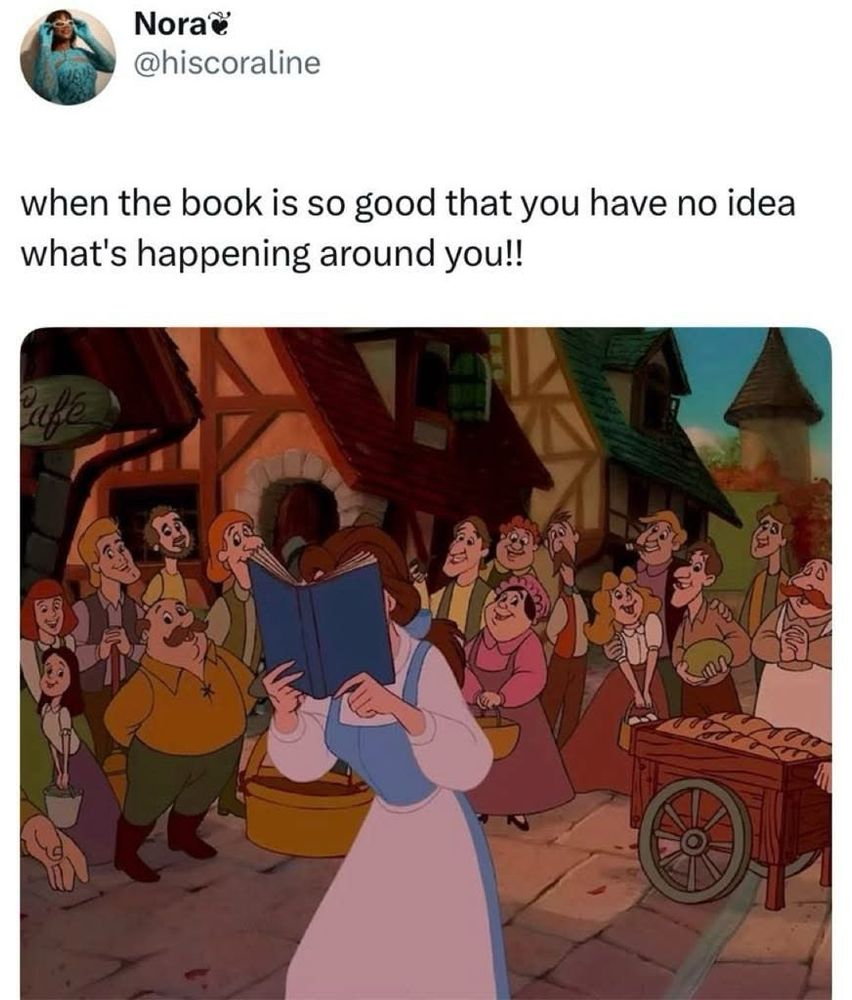 When the book is so good that you have no idea what’s happening around you