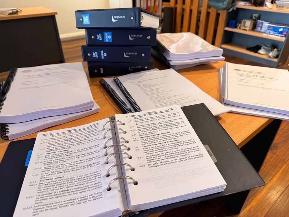 Lots of law books all over my desk. 
