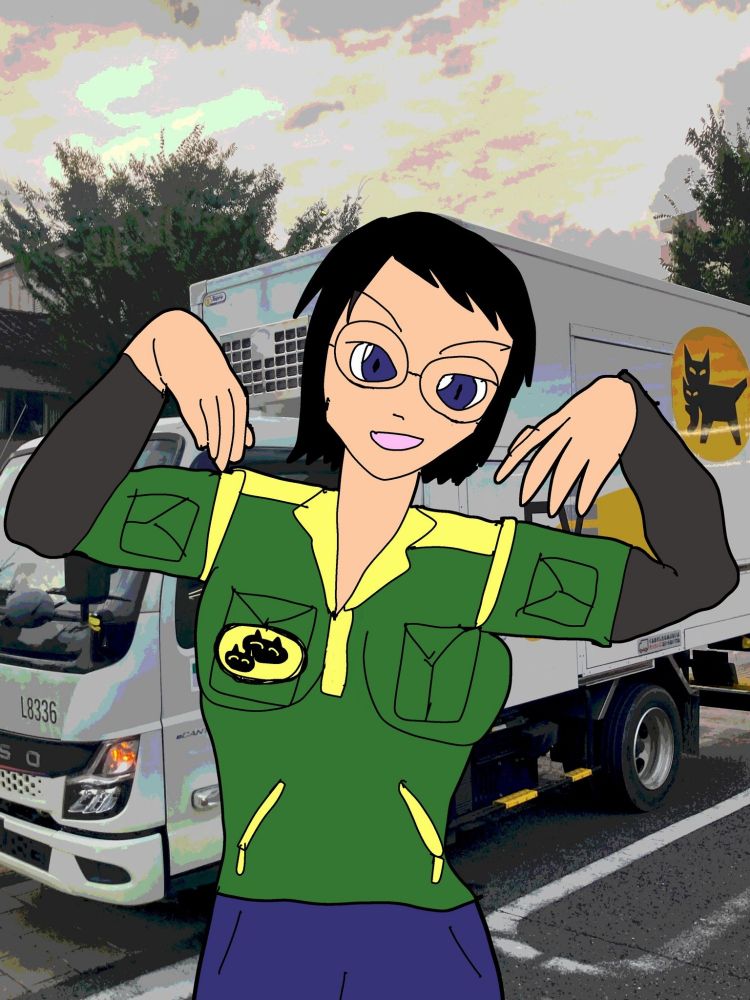 ｢見せつける山戸黒音｣という作品。
このジャケットがYouTuberとしての彼女の衣装である。