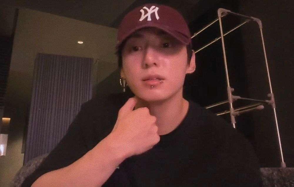 jungkook during his birthday live 