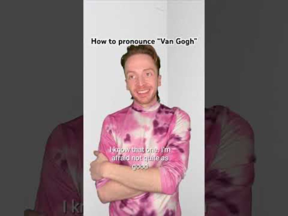 How to pronounce “Van Gogh” 👄 #learningdutch #expatlife #dutchartist