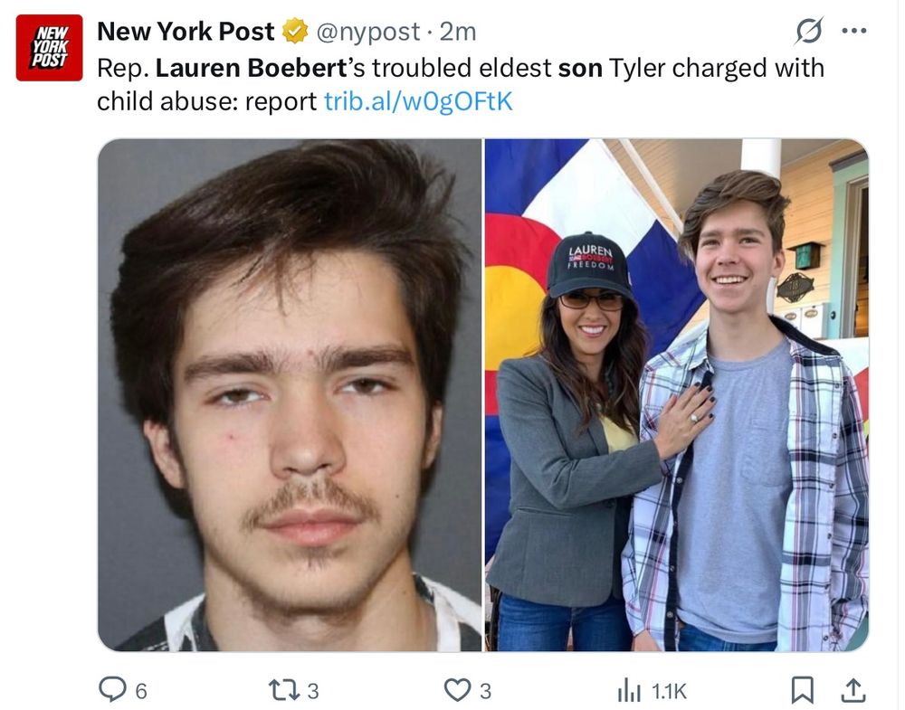 Boebert son arrested. 