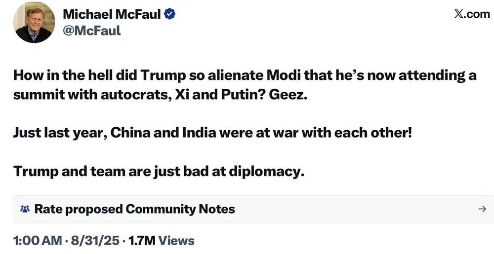 Comment from Michael McFaul about America standing alone. 