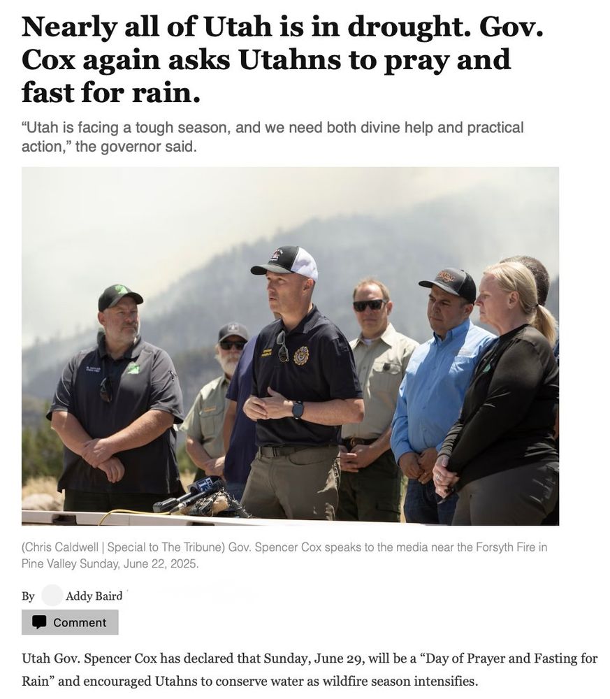 Drought in Utah. 