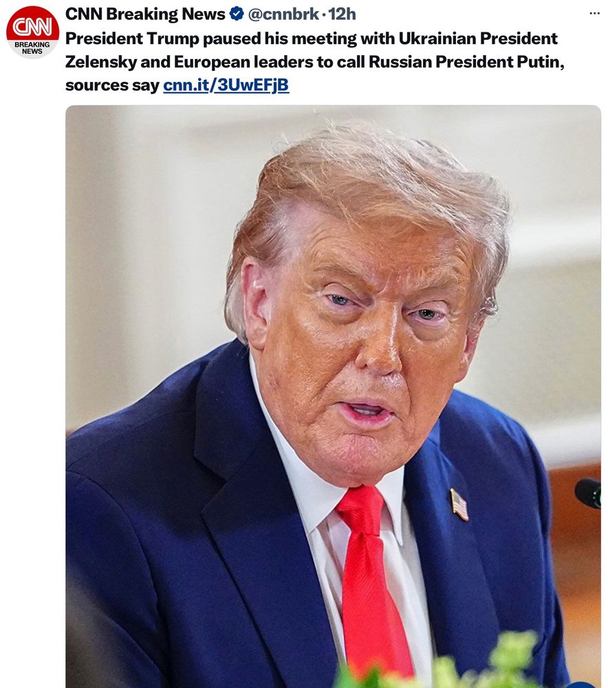 Trump calling Vlad. 
