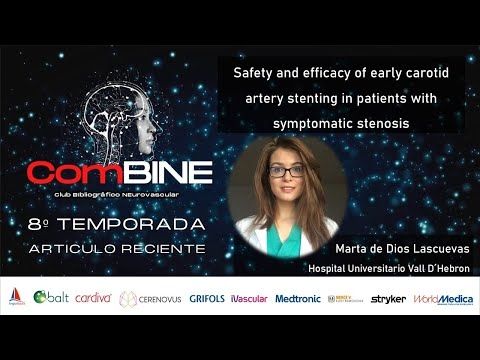 Artículo Reciente. Tratamiento endovascular precoz en pacientes estenosis carotídeas sintomáticas.