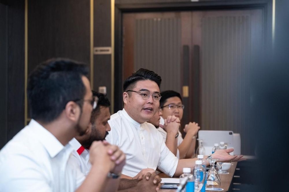 DAPSY Chief Woo Kah Leong speaking