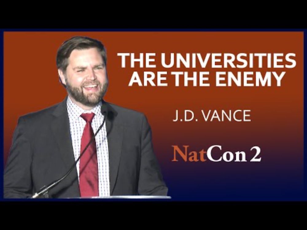 J.D. Vance | The Universities are the Enemy | National Conservatism Conference II