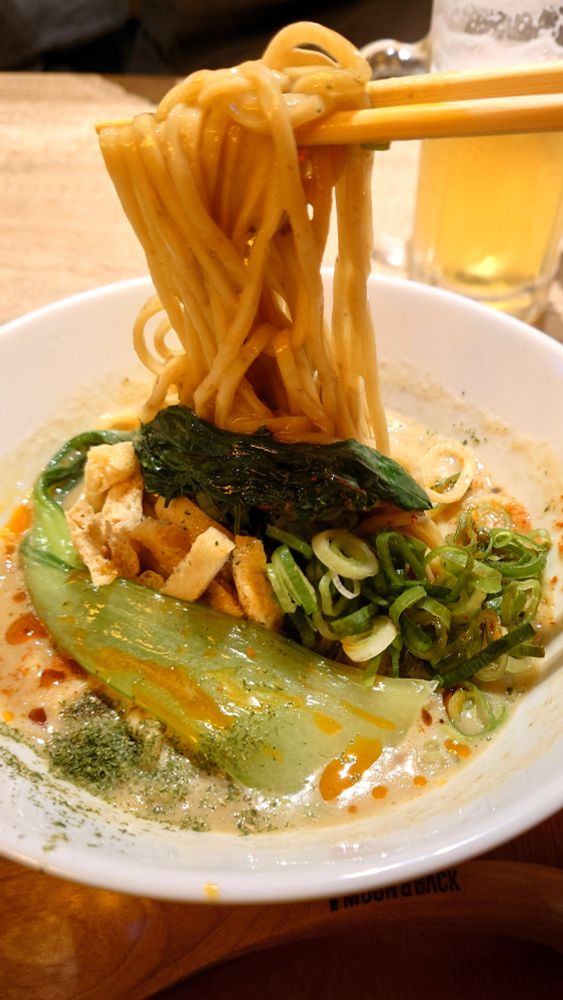 Japanese curry vegan ramen.