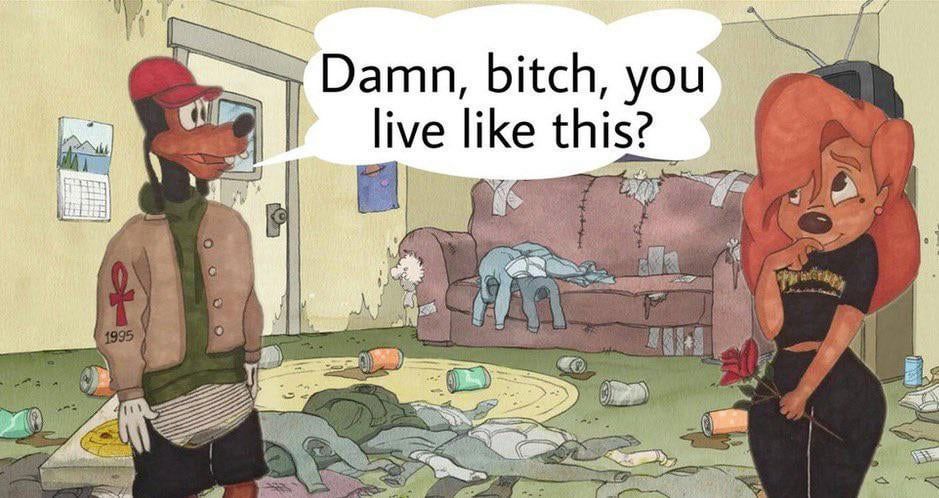 Damn, bitch, you live like this?