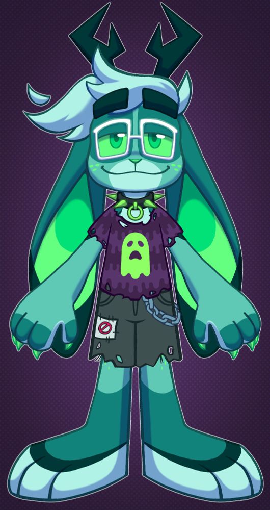 poe the ghost jackalope reference image 