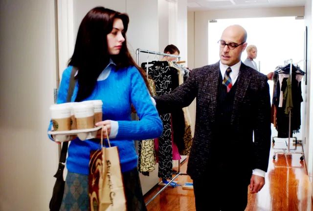 A picture of Andy’s cerulean sweater in The Devil Wears Prada