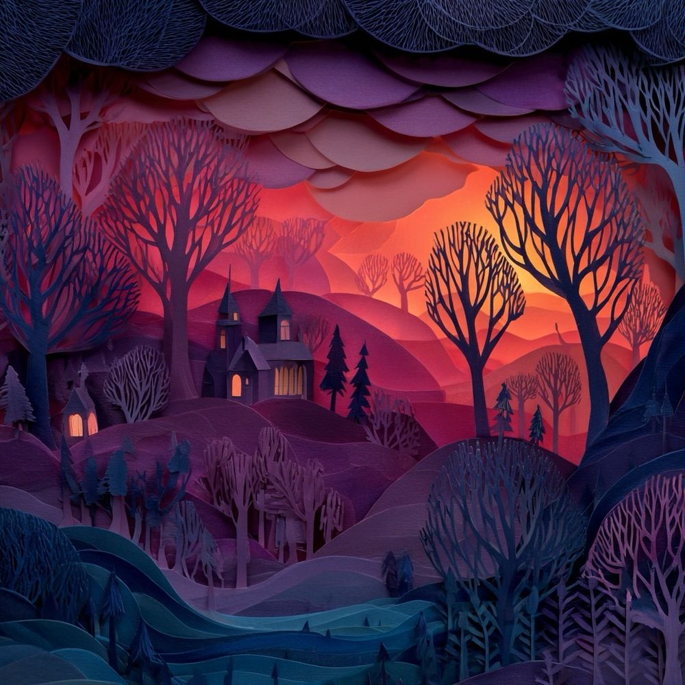 Paper Cutout Dreamscape 