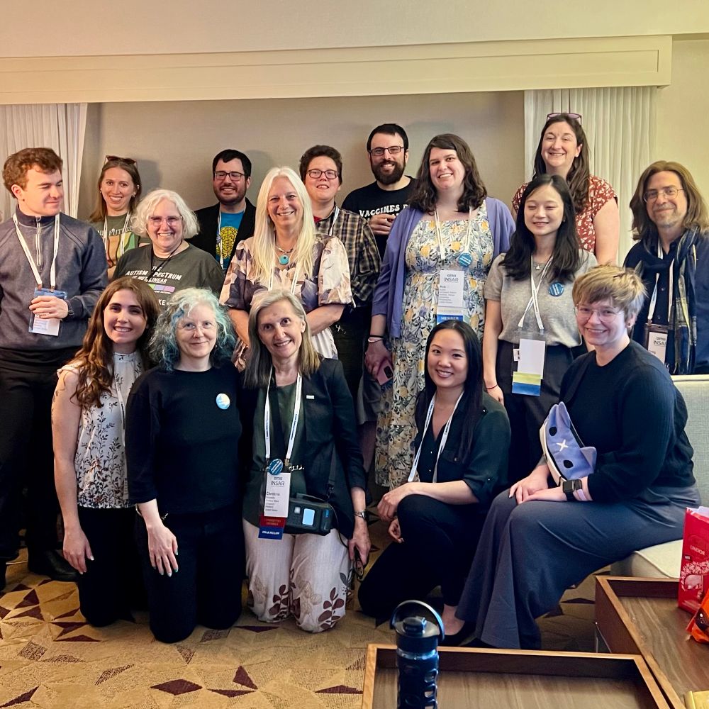 Photo of a group of 17 people who are posing for the shot. They are all AASPIRE team members or people who are collaborating with AASPIRE on research projects. 