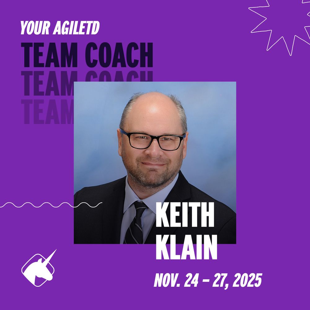 banner showing Agile Testing Days Team Coach Keith Klain. Keith helps software quality teams to answer questions or discuss challenges their team has during the free team coaching sessions for groups of 3 or more