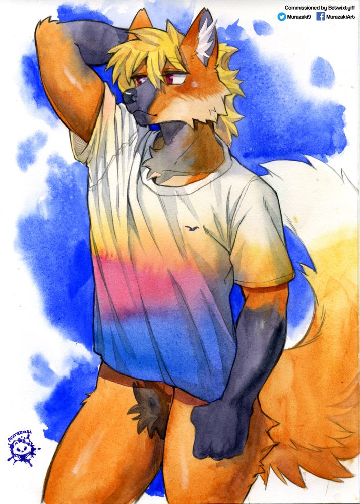 Watercolor sketch commission for Betwixtyiff