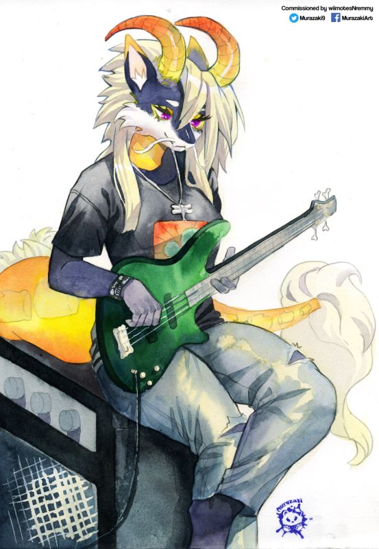 Watercolor sketch done for wiimotesNremmy