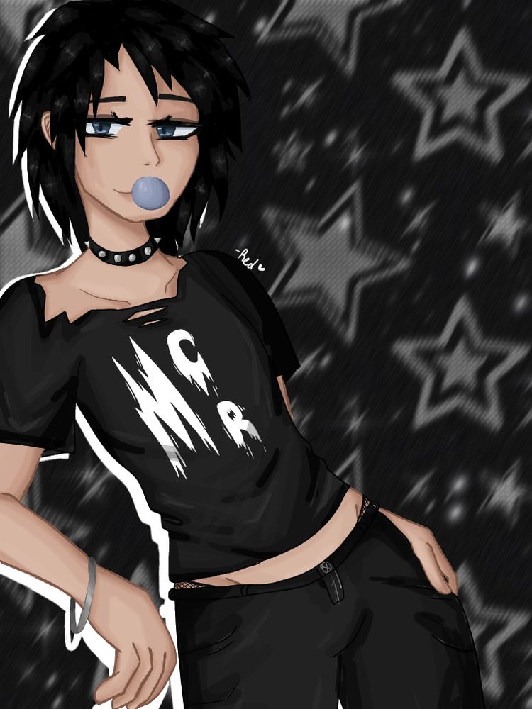 Emo boy drawing I made a few months ago 