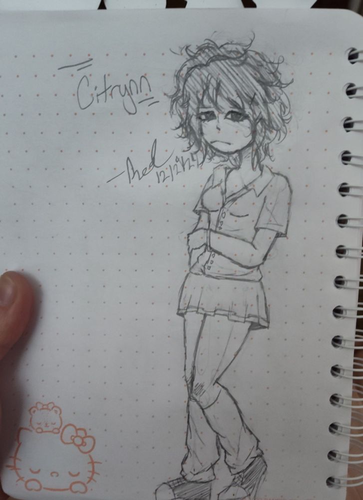 new drawing of my oc citrynn