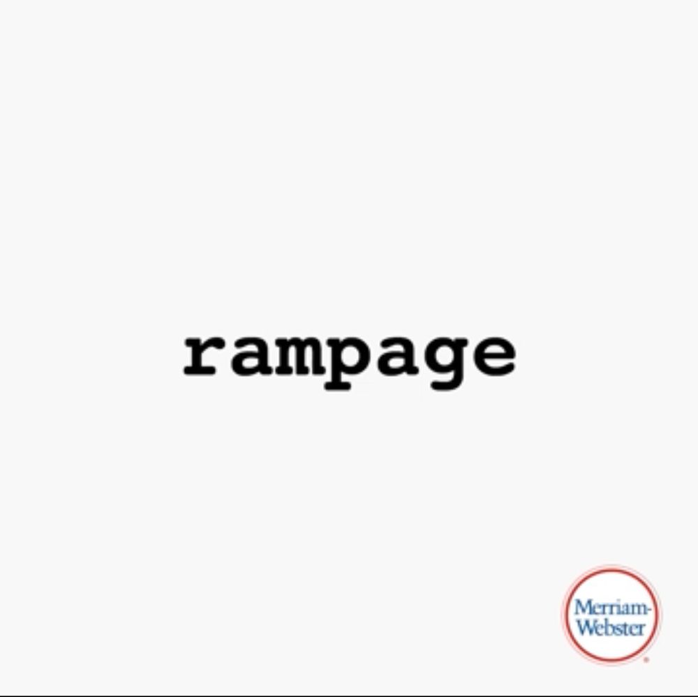 Image is a screenshot of a GIF by Merriam Webster