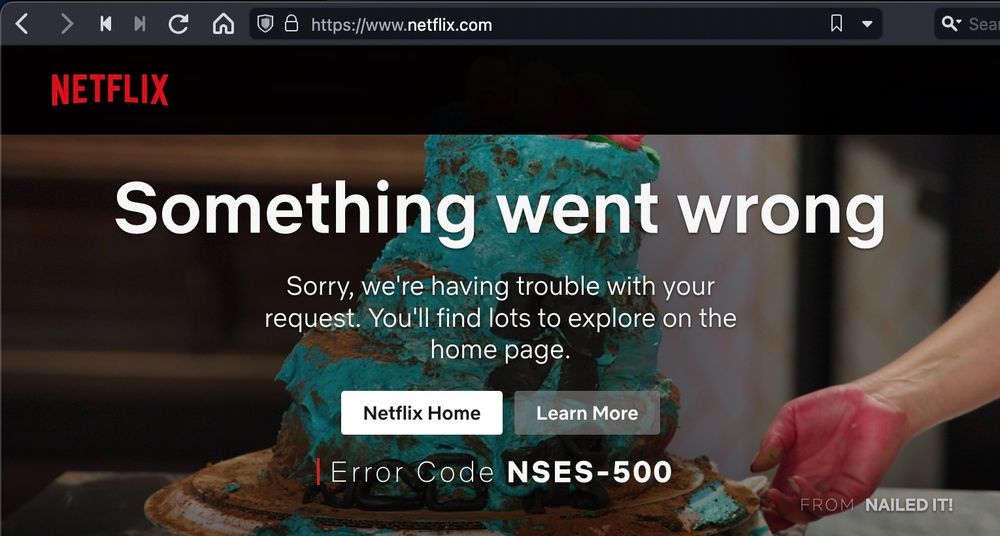 netflix error