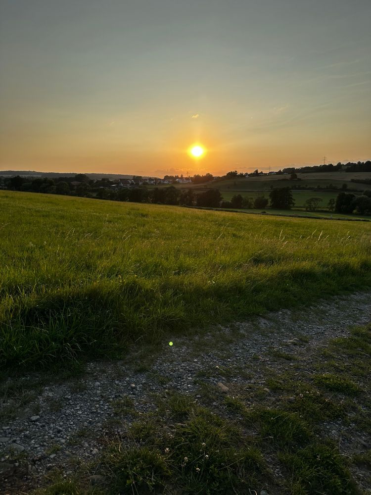 Walk, Spaziergang, Sunset 