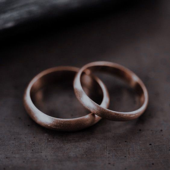 A pair of wedding rings
