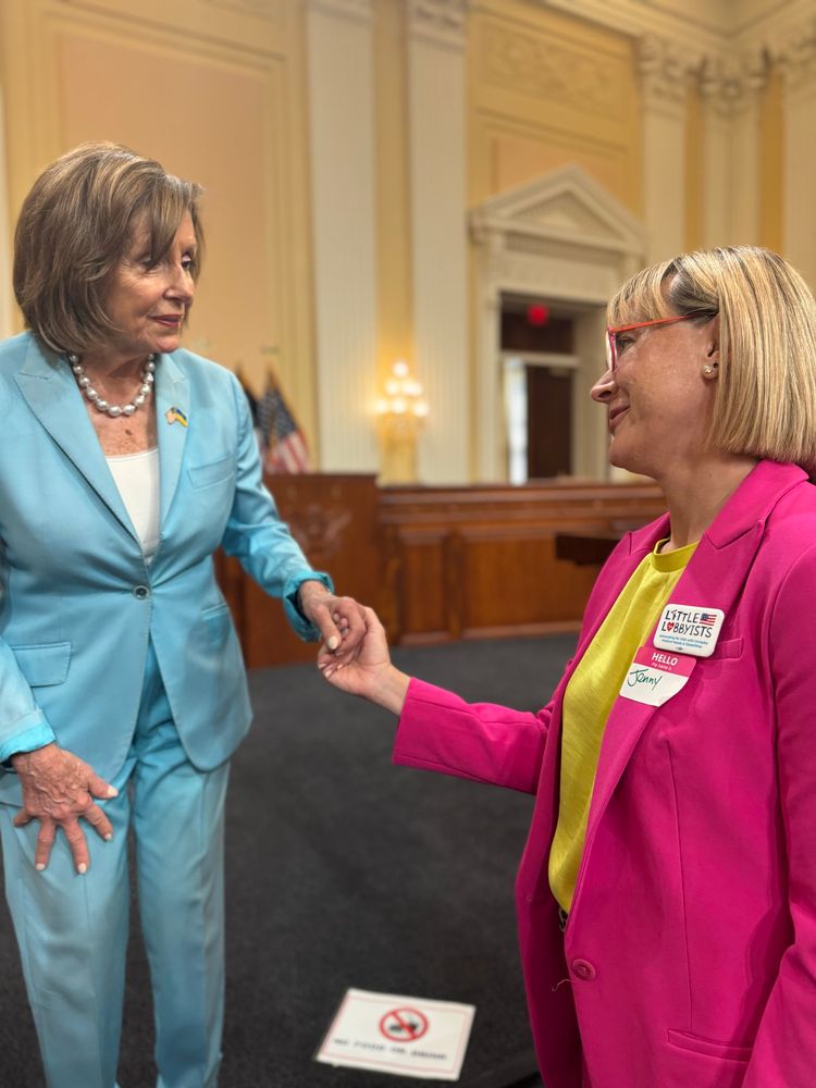 Speaker Emerita Nancy Pelosi meets with the parent of a medically complex child 