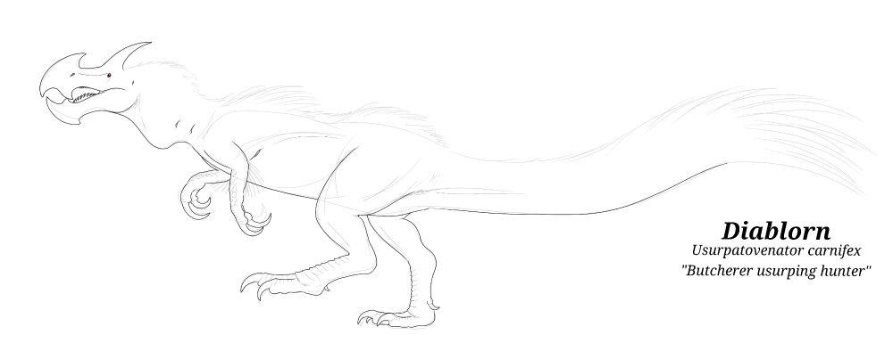 The diablorn, a more basal antrorhynchid byrd 