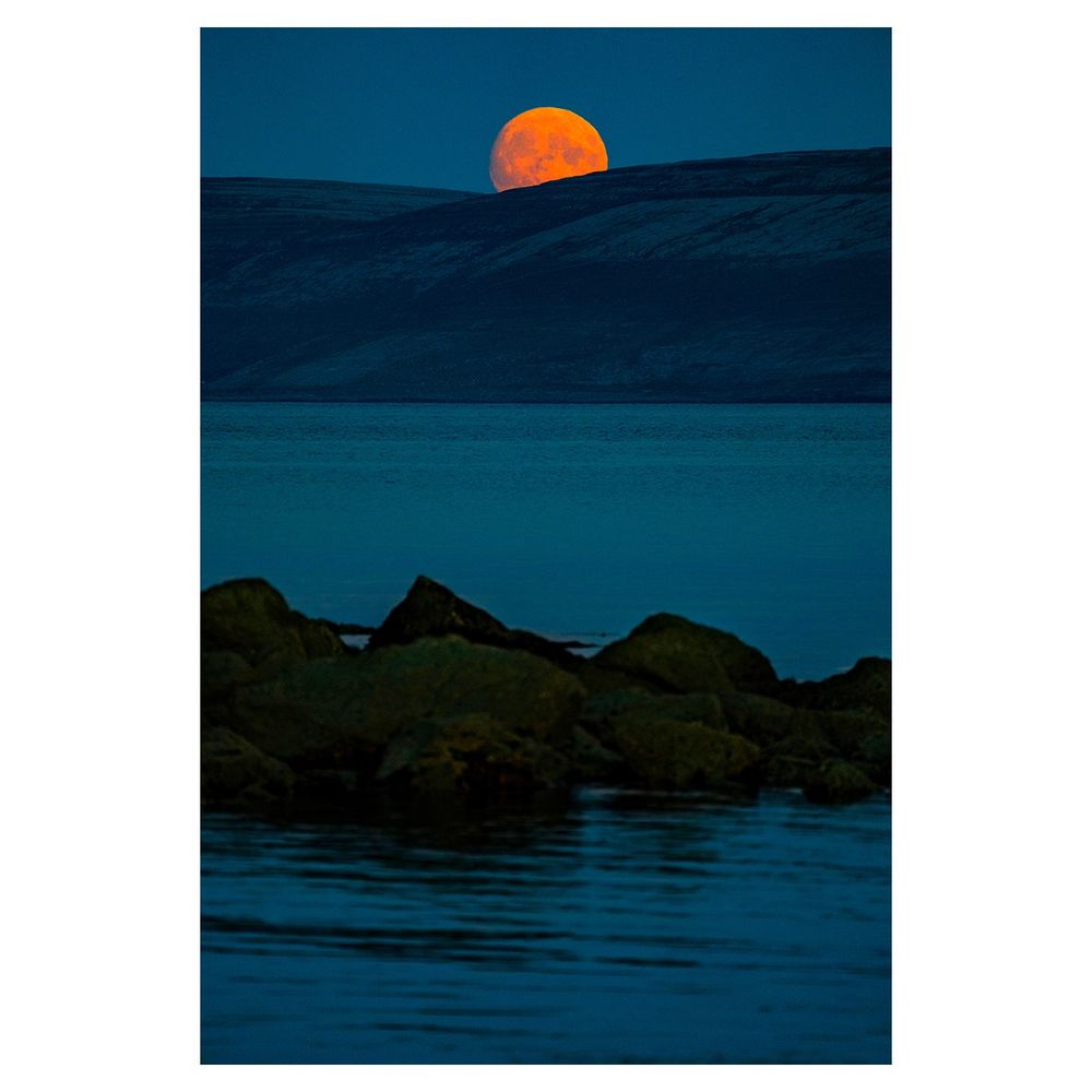 Supermoon, Galway Bay. Dave Walsh