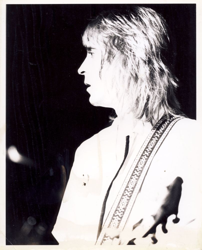 Michael "Mick"Ronson (26 May 1946 – 29 April 1993) seen here playing guitar with Ian Hunter on the Never Alone With A Schizophrenic tour