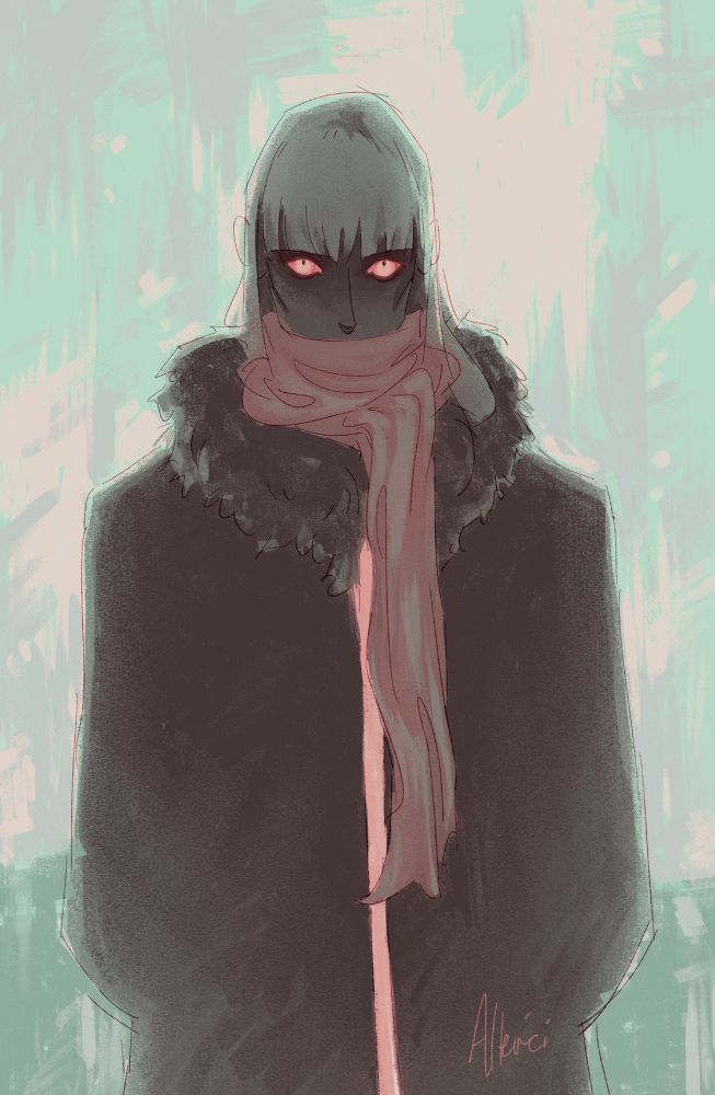 sketch of the scary lady, Carmilla