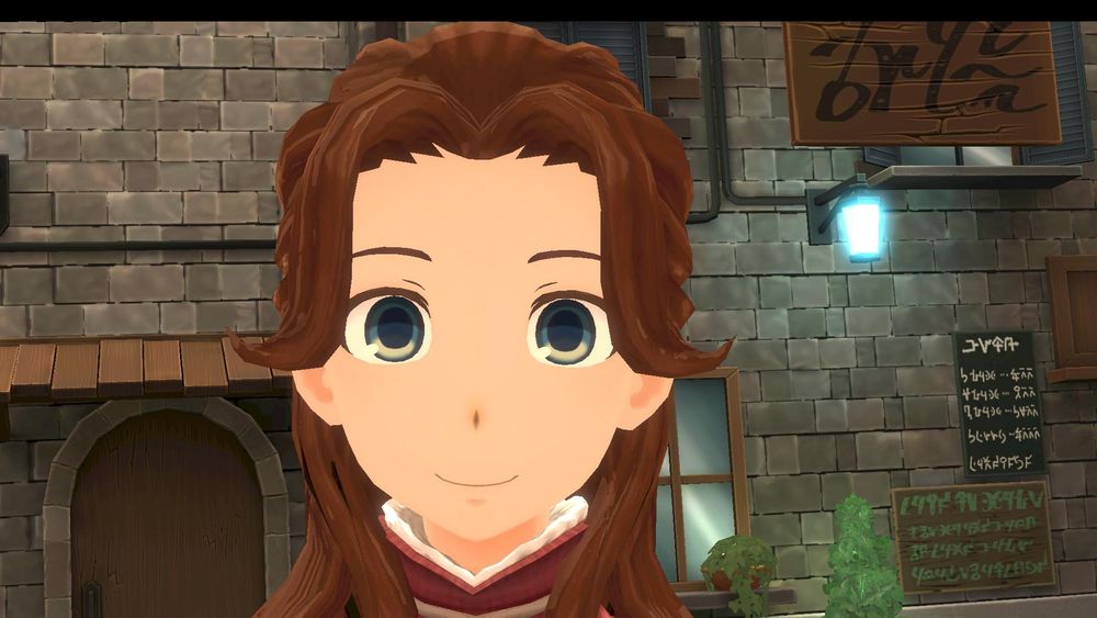 One of Iris' customized looks! In this photo, Iris has longer hair.