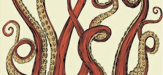 drawn image of tentacles